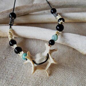 Arctic colors vertebrae necklace